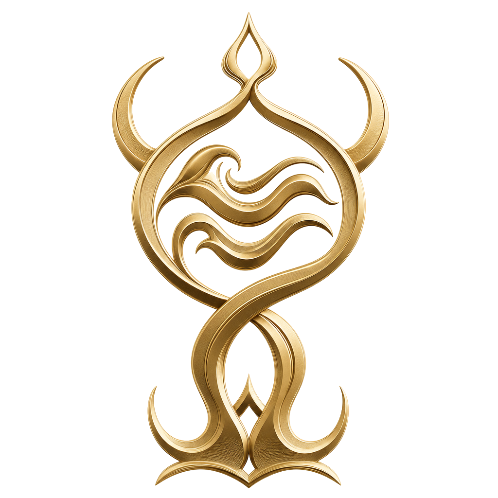 Aquarius Ox KinAstro symbol art