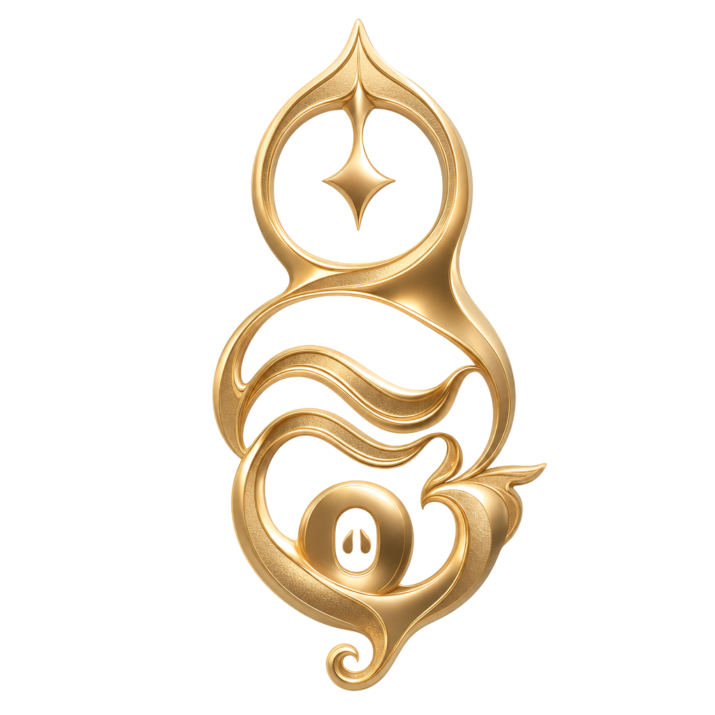 Aquarius Pig KinAstro symbol art