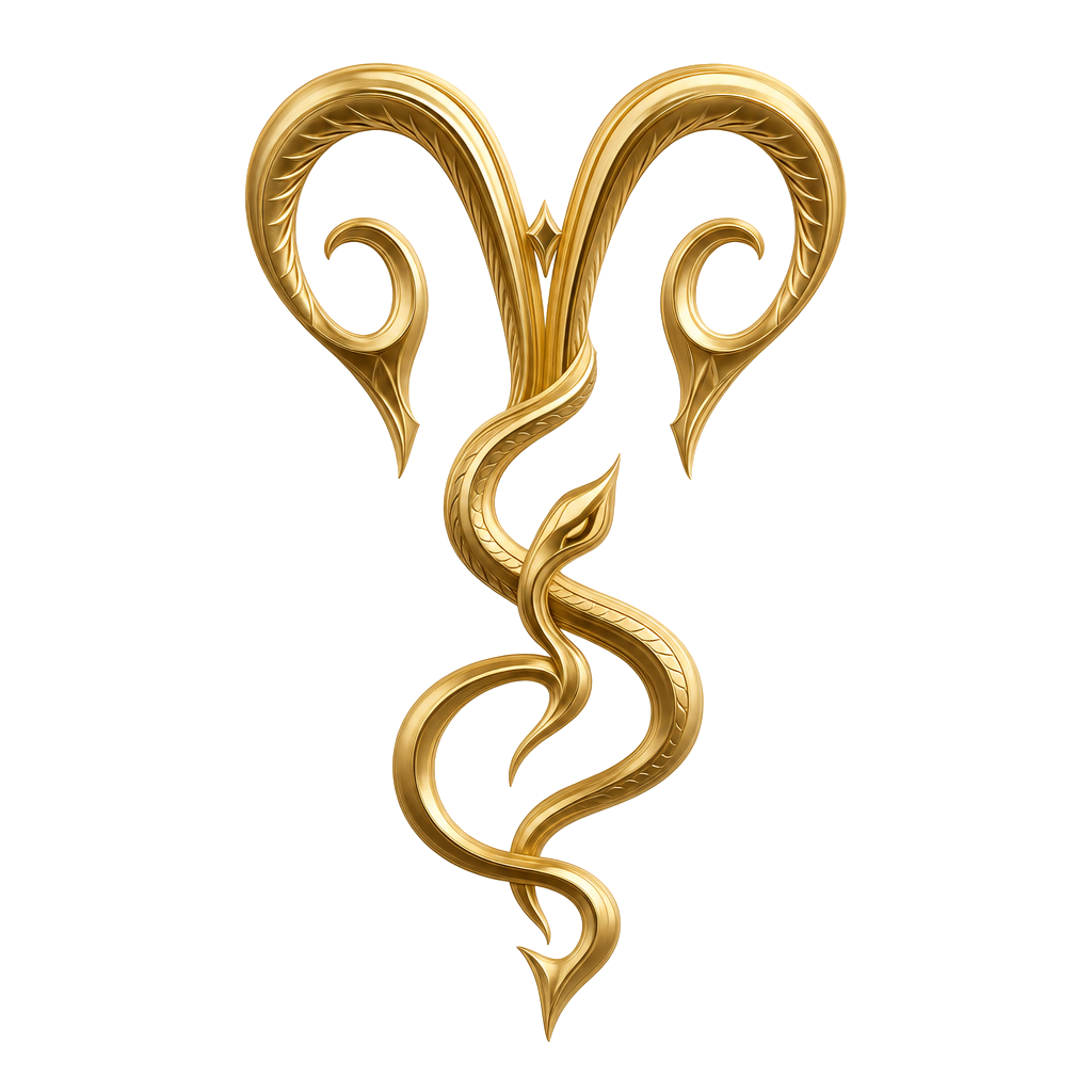 Aries Snake KinAstro symbol art