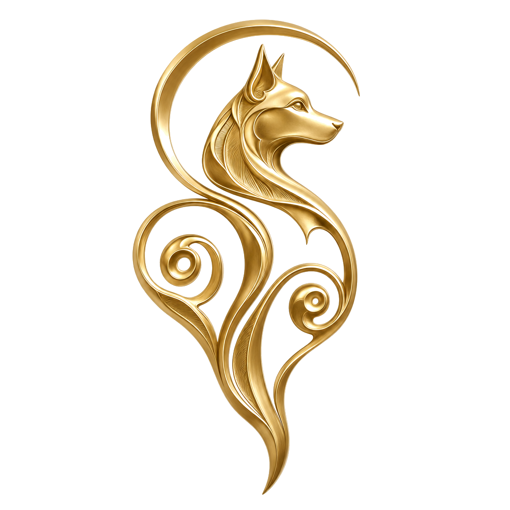 Cancer Dog KinAstro symbol art