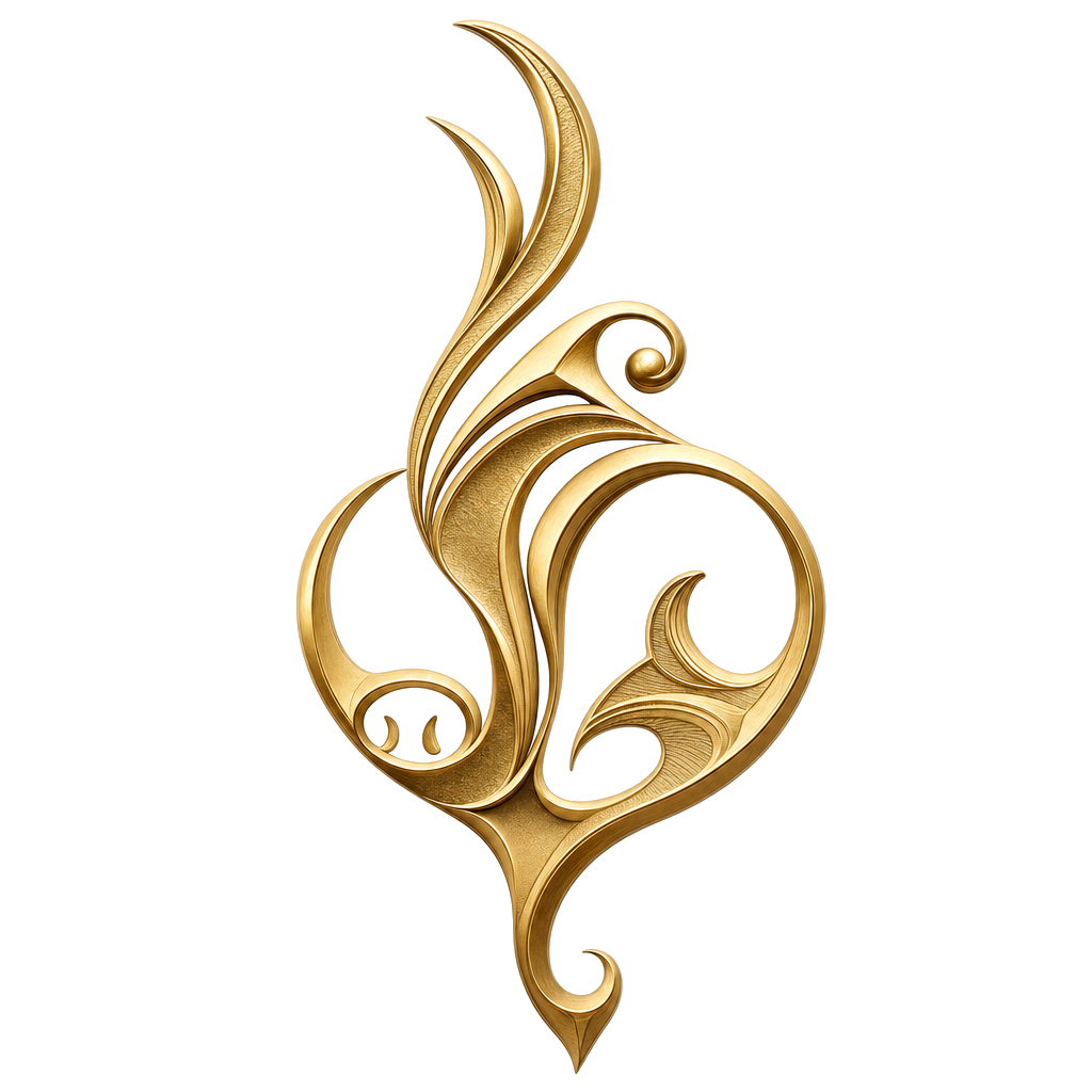 Capricorn Pig KinAstro symbol art