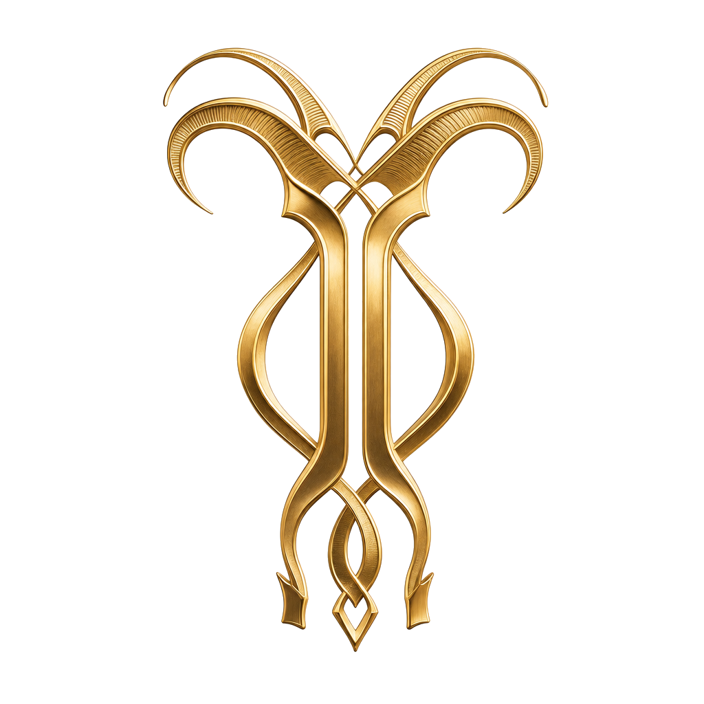 Gemini Goat KinAstro symbol art