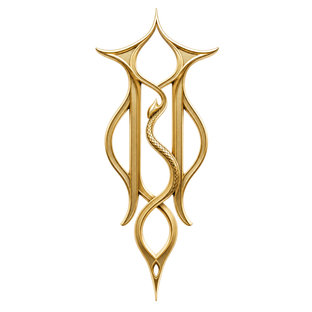 Gemini Snake KinAstro symbol art