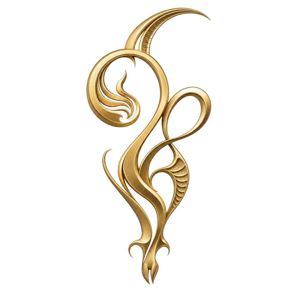 Leo Goat KinAstro symbol art