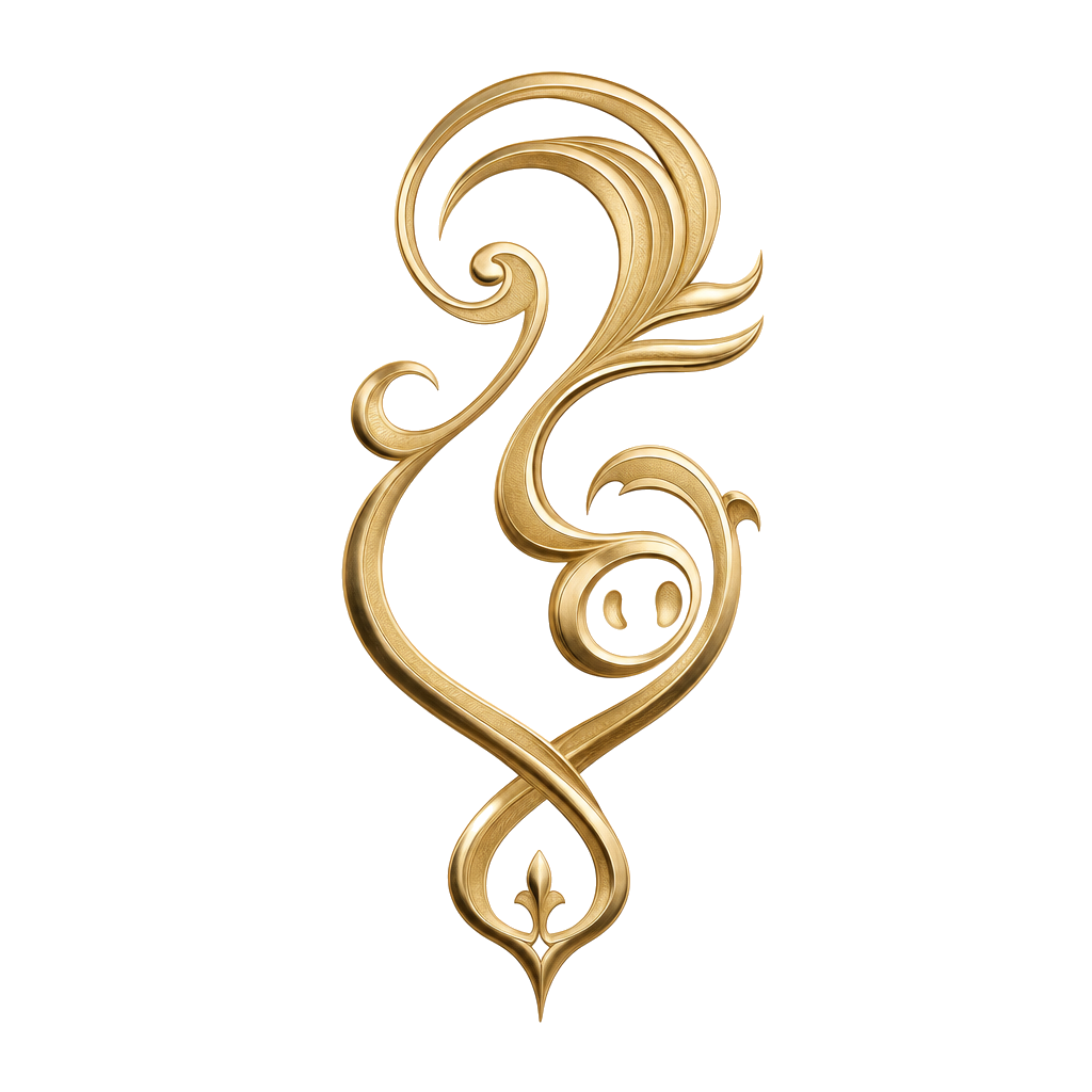 Leo Pig KinAstro symbol art