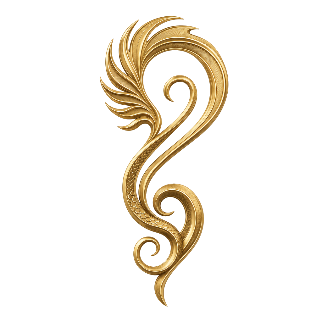 Leo Snake KinAstro symbol art