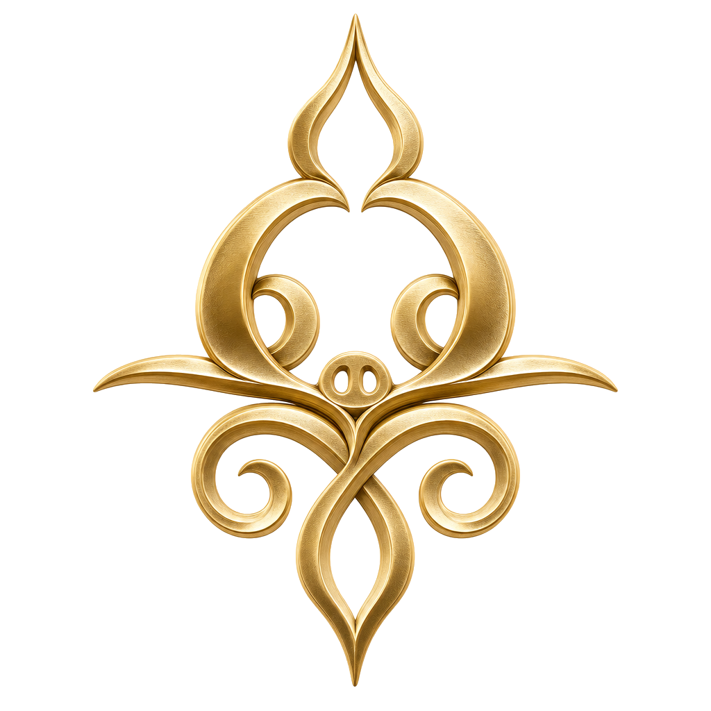 Libra Pig KinAstro symbol art