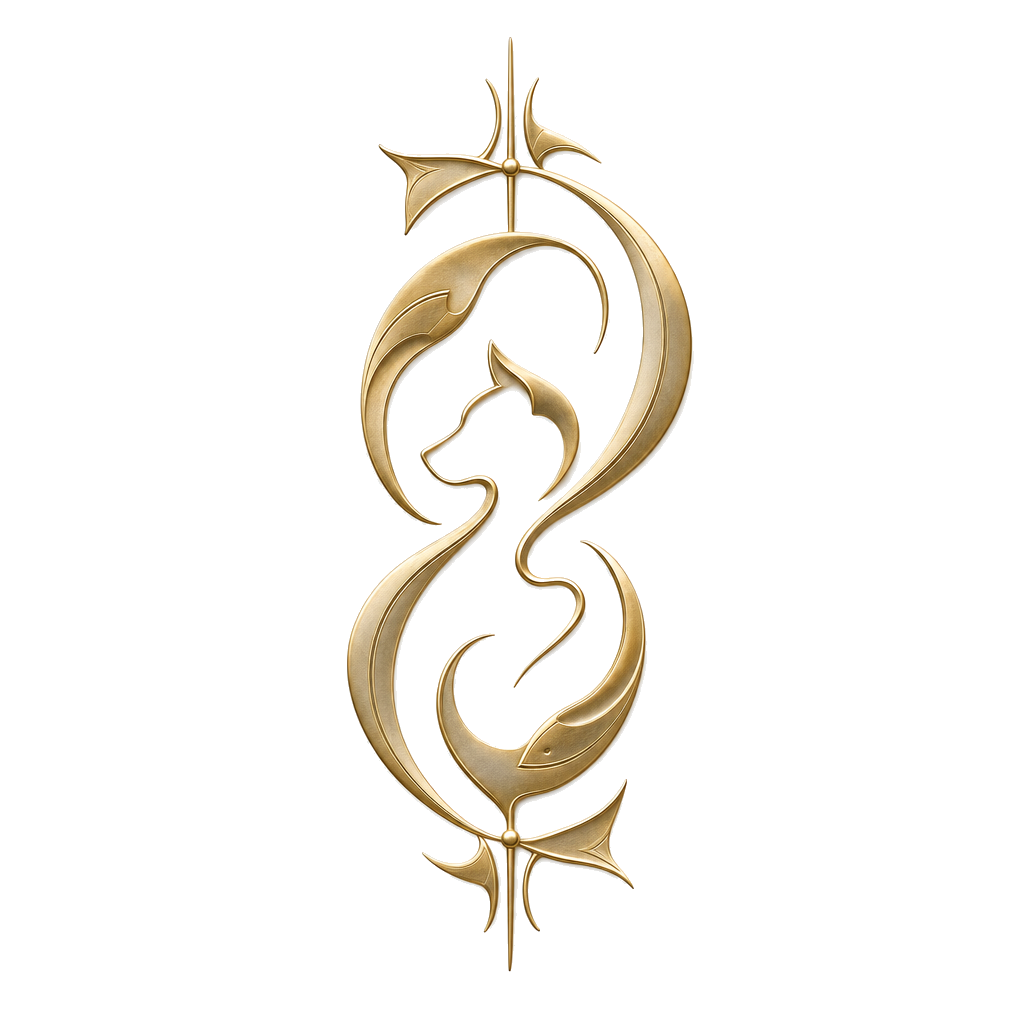 Pisces Dog KinAstro symbol art