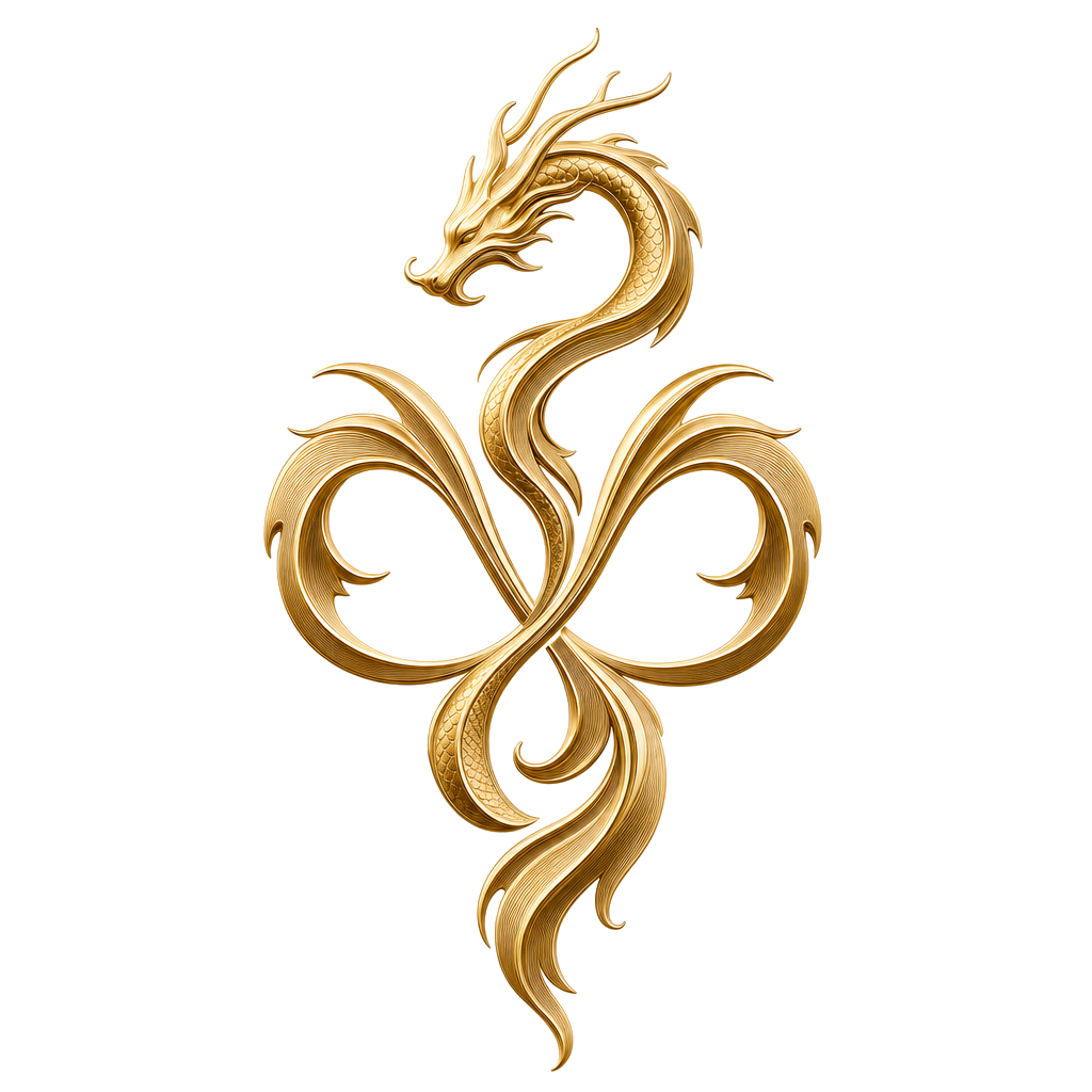 Pisces Dragon KinAstro symbol art