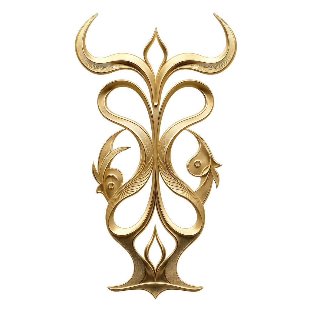 Pisces Ox KinAstro symbol art