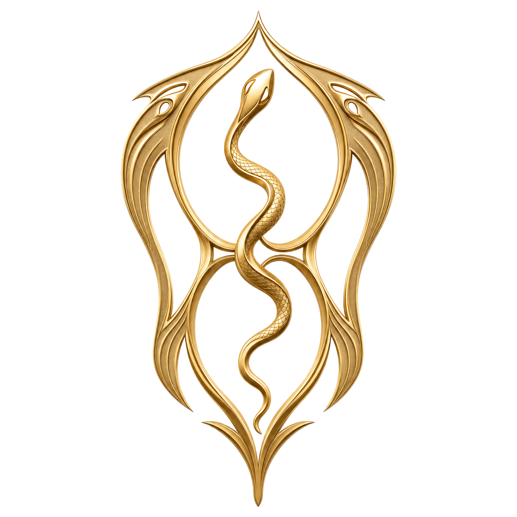 Pisces Snake KinAstro symbol art