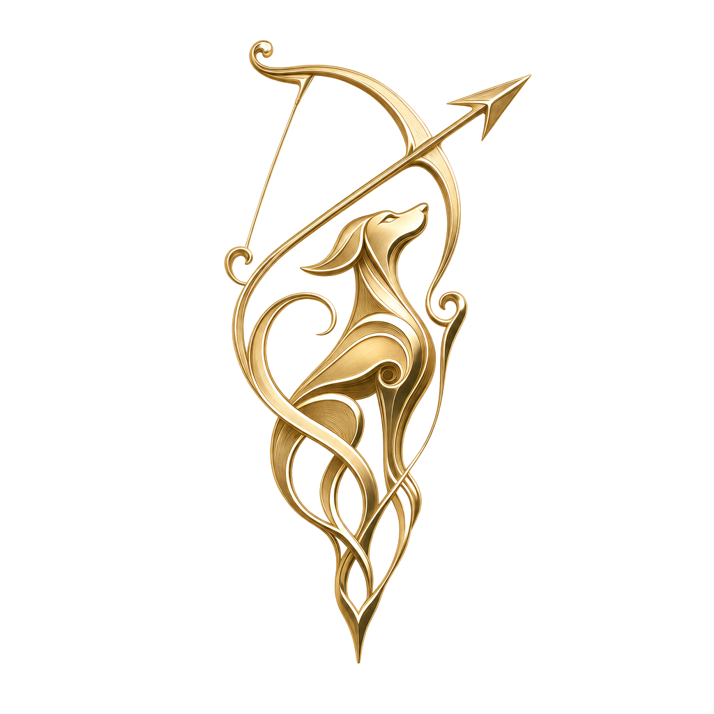 Sagittarius Dog KinAstro symbol art