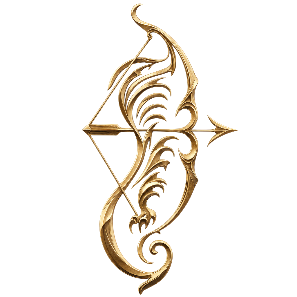 Sagittarius Tiger KinAstro symbol art