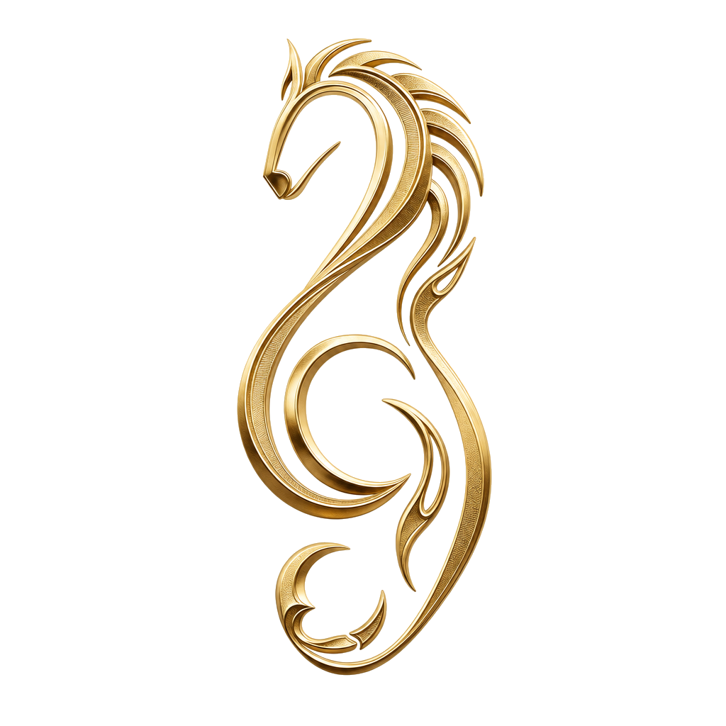 Scorpio Horse KinAstro symbol art